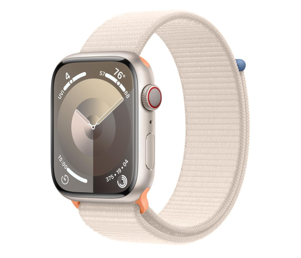 Apple Watch 9 45/Starlight Aluminium/Sport Loop LTE - 1180373 - zdjęcie